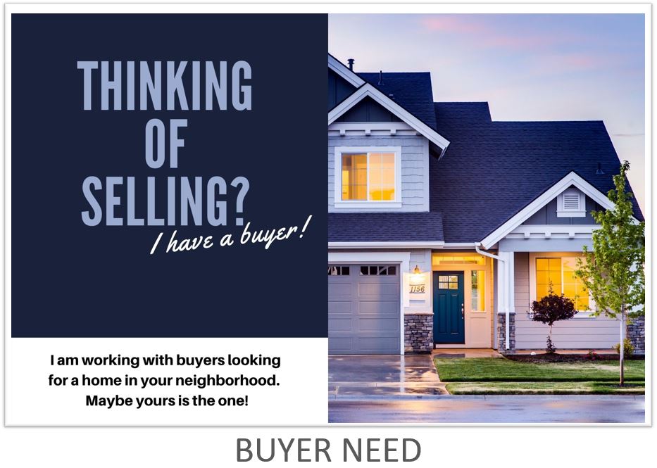 Buyer Need In Subdivision